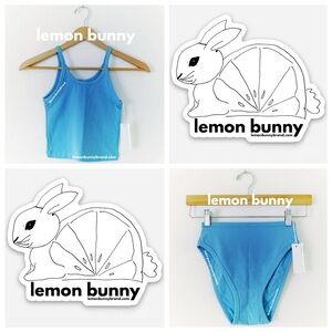 🩵💙 ARQ Cornflower Blue Crop Tank & Undies Bundle Sizes XXS & XS Brand New NWT